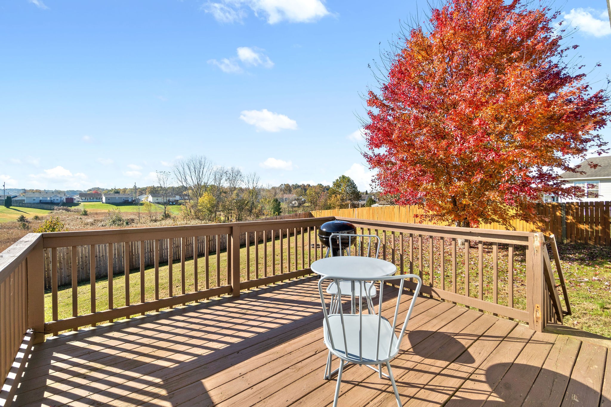 423 Filmore Road Oak Grove, KY 42262 - Photo 22 of 29 a view of a chairs on a deck