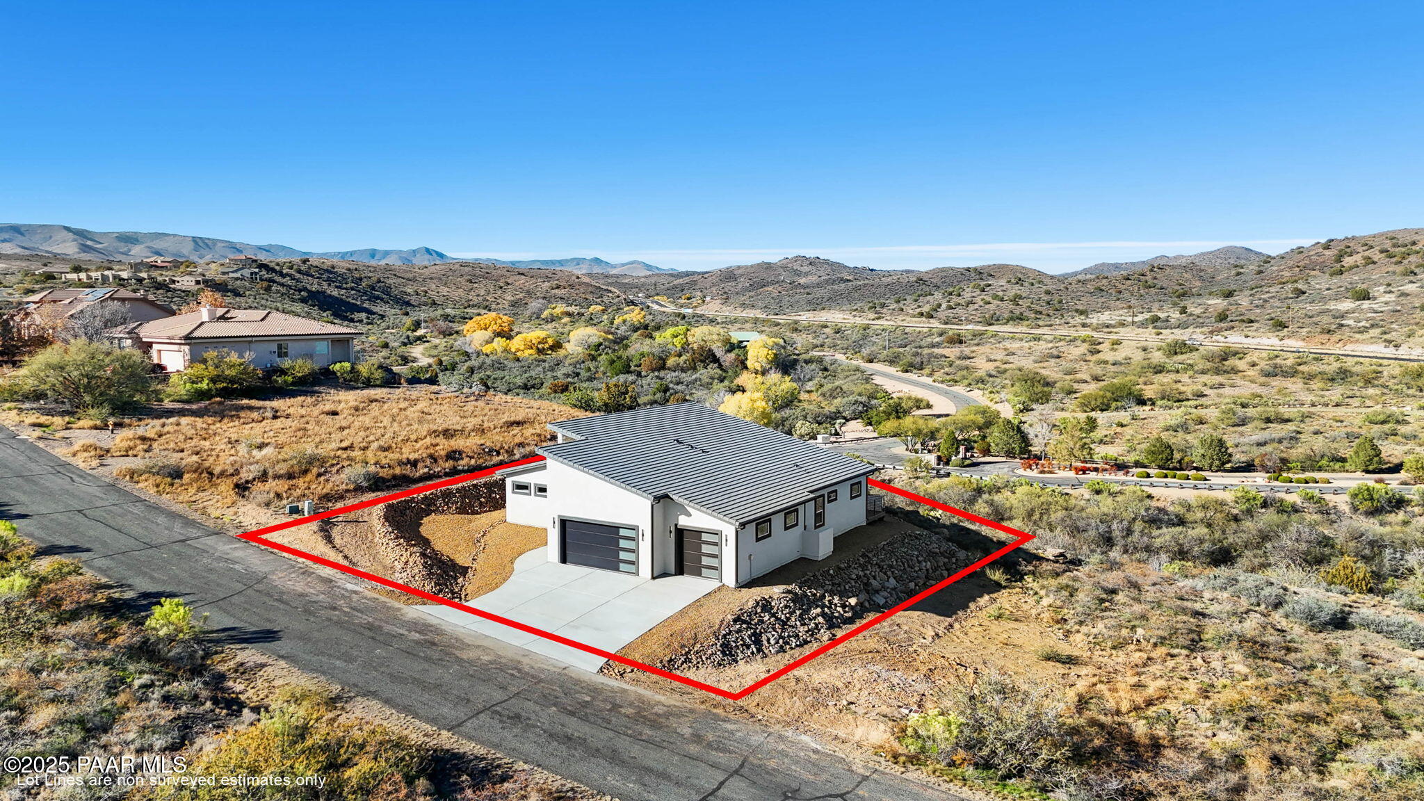 15860 East Broken Bit Road Mayer, AZ 86333 - Photo 4 of 41 4-Aerial Front (2) Lot Lines