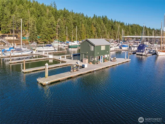 a house view with a garden space