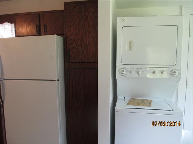 416 Kings Road Apollo, PA 15613 - Photo 20 of 20 Kitchen. Kitchen pantry to the left and included washer/dryer combo. This could be left here or placed in basement.
