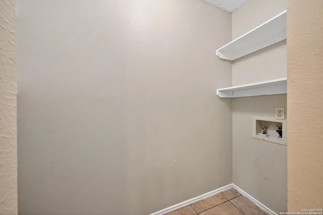 a view of small space with closet