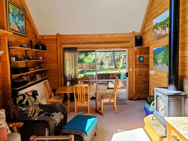 a room with furniture and a window