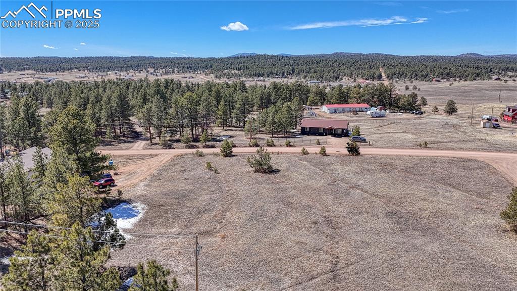 394 Due S Road Florissant, CO 80816 - Photo 12 of 28 a view of a town with big yard