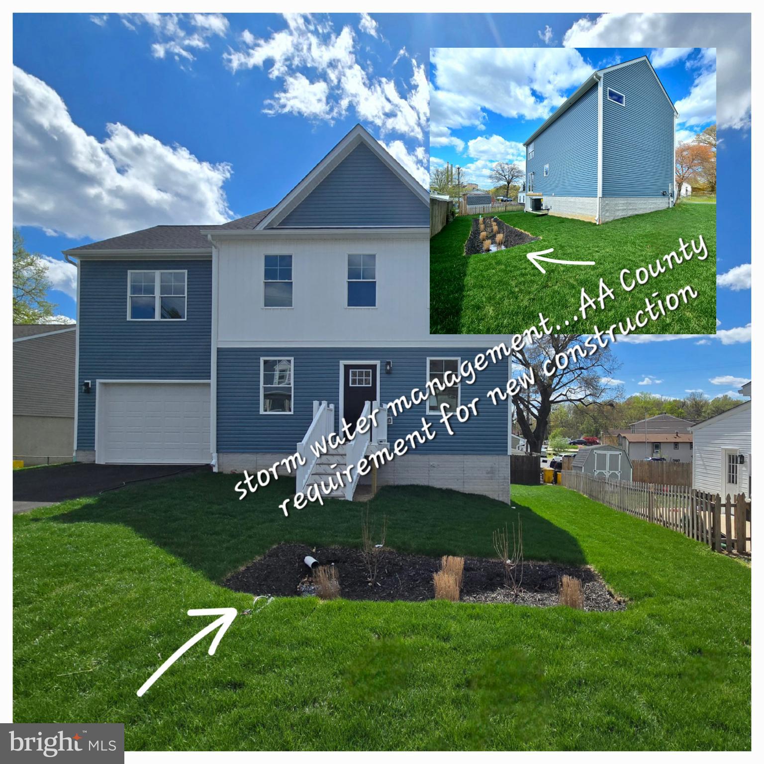 7704 Highpoint Road Clearwater Beach, MD 21226 - Photo 29 of 48 a view of a house with a yard and a garden