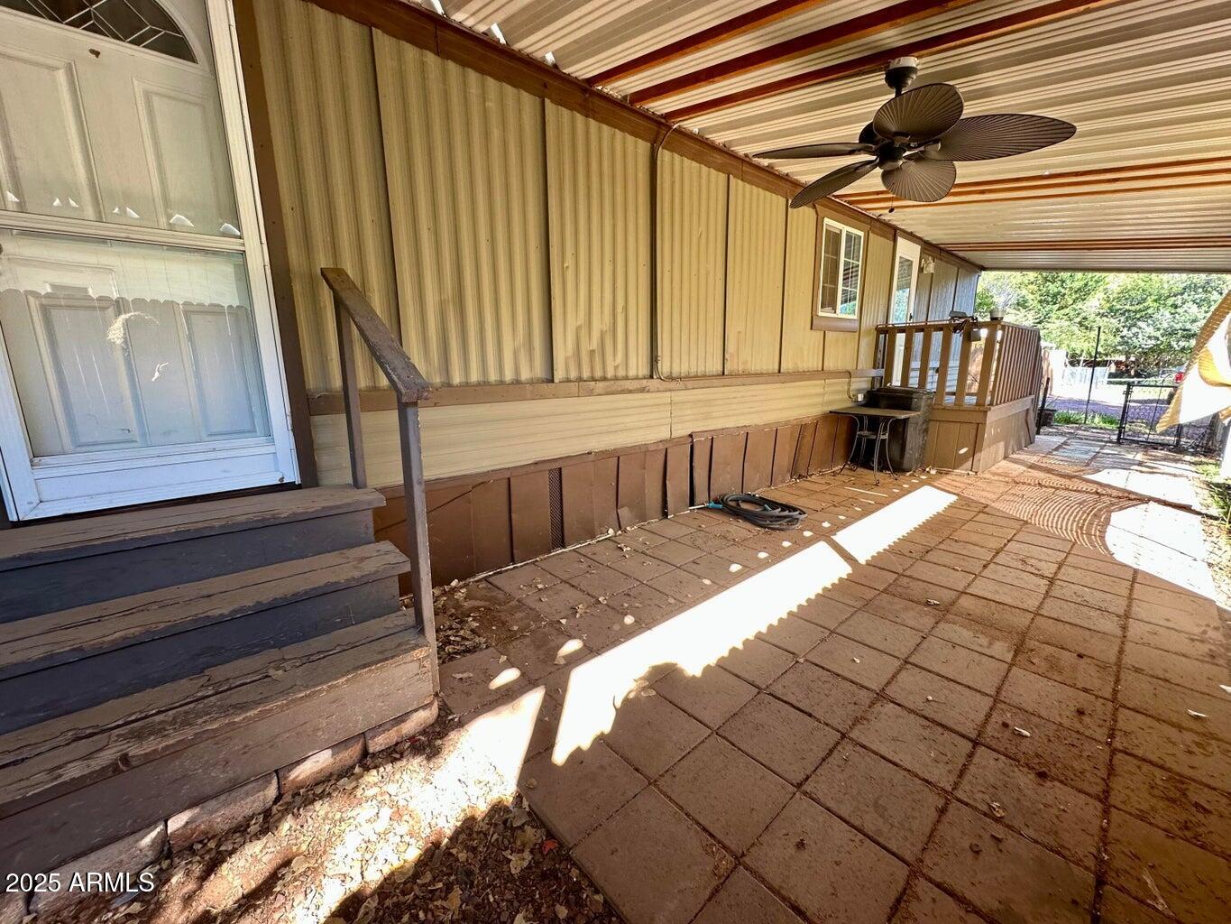 4230 North Az Highway Pine, AZ 85544 - Photo 10 of 15 a view of a backyard with a patio