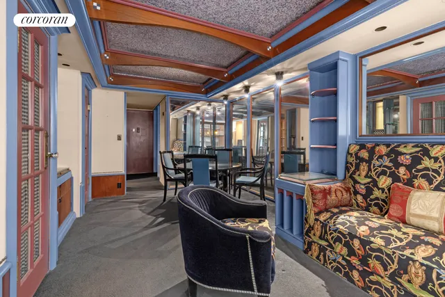 a view of a livingroom with furniture and a couch