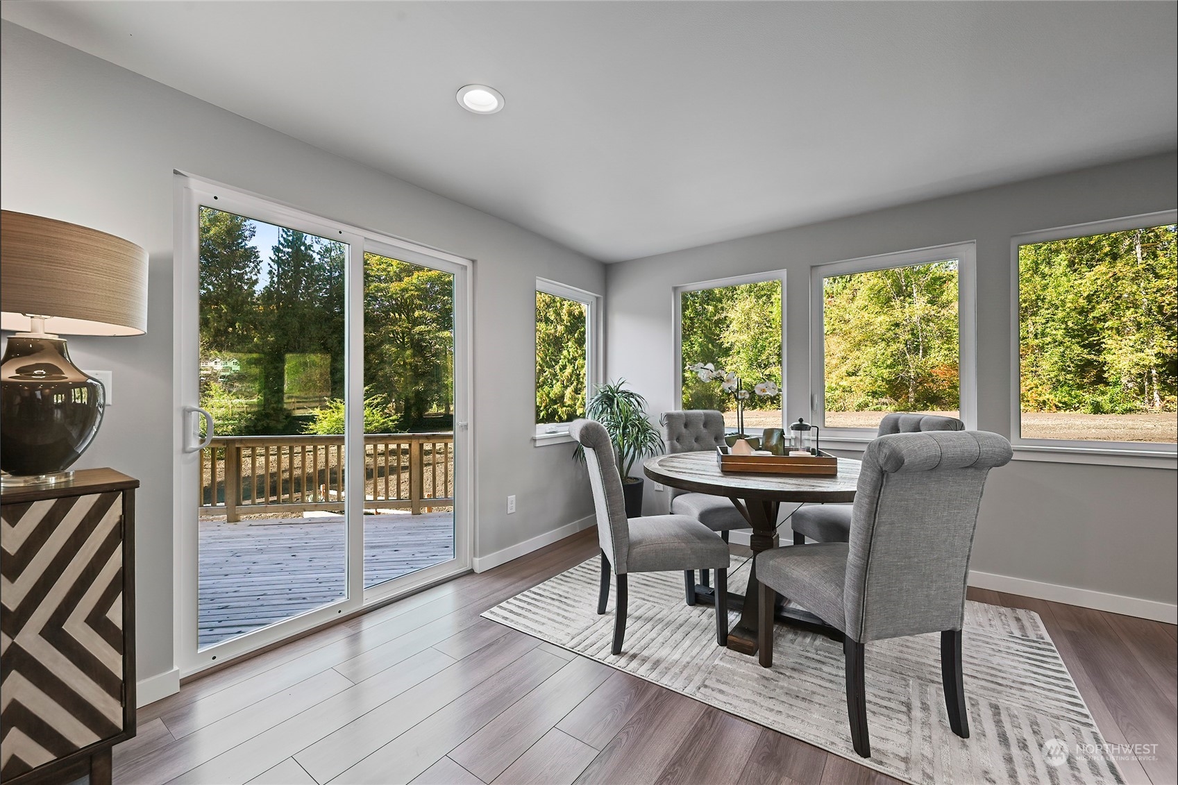 23026 30th Drive Southeast Bothell, WA 98021 - Photo 14 of 40 a view of a dining room with furniture window and outside view