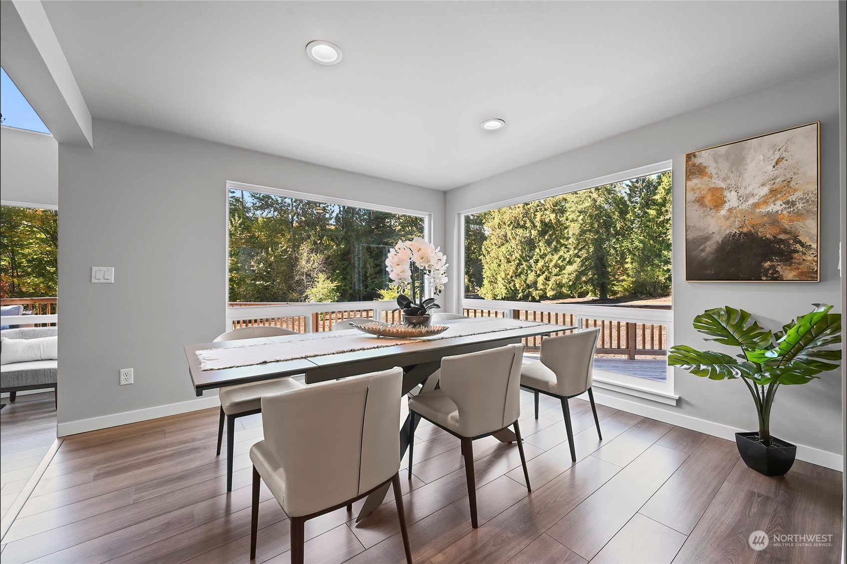 23026 30th Drive Southeast Bothell, WA 98021 - Photo 16 of 40 a dining room with furniture window and wooden floor