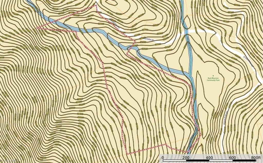 Tbd Staghorn Road Purlear, NC 28665 - Photo 34 of 50 Topo View