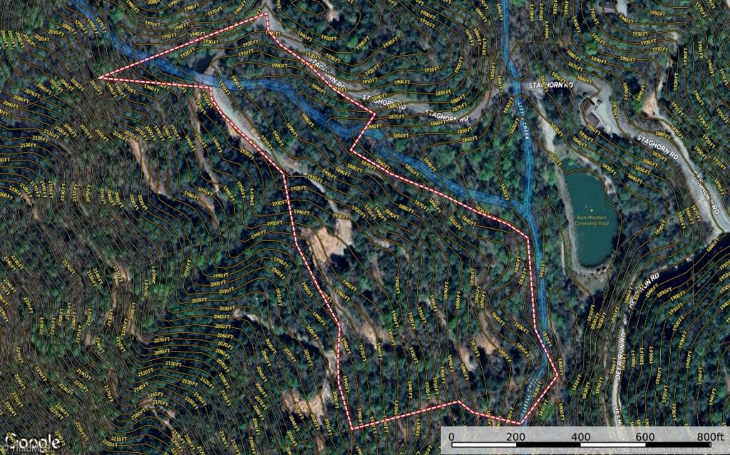 Tbd Staghorn Road Purlear, NC 28665 - Photo 35 of 50 Aerial View with Topo