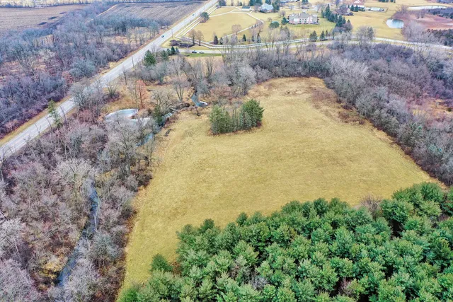 a view of an outdoor space and mountain view