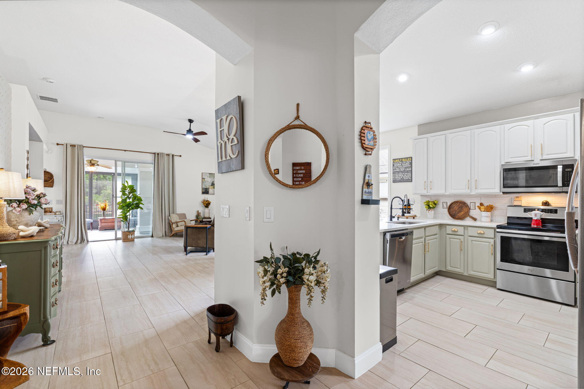 2053 Trailing Pines Way Fleming Island, FL 32003 - Photo 15 of 99 Foyer to Kitchen