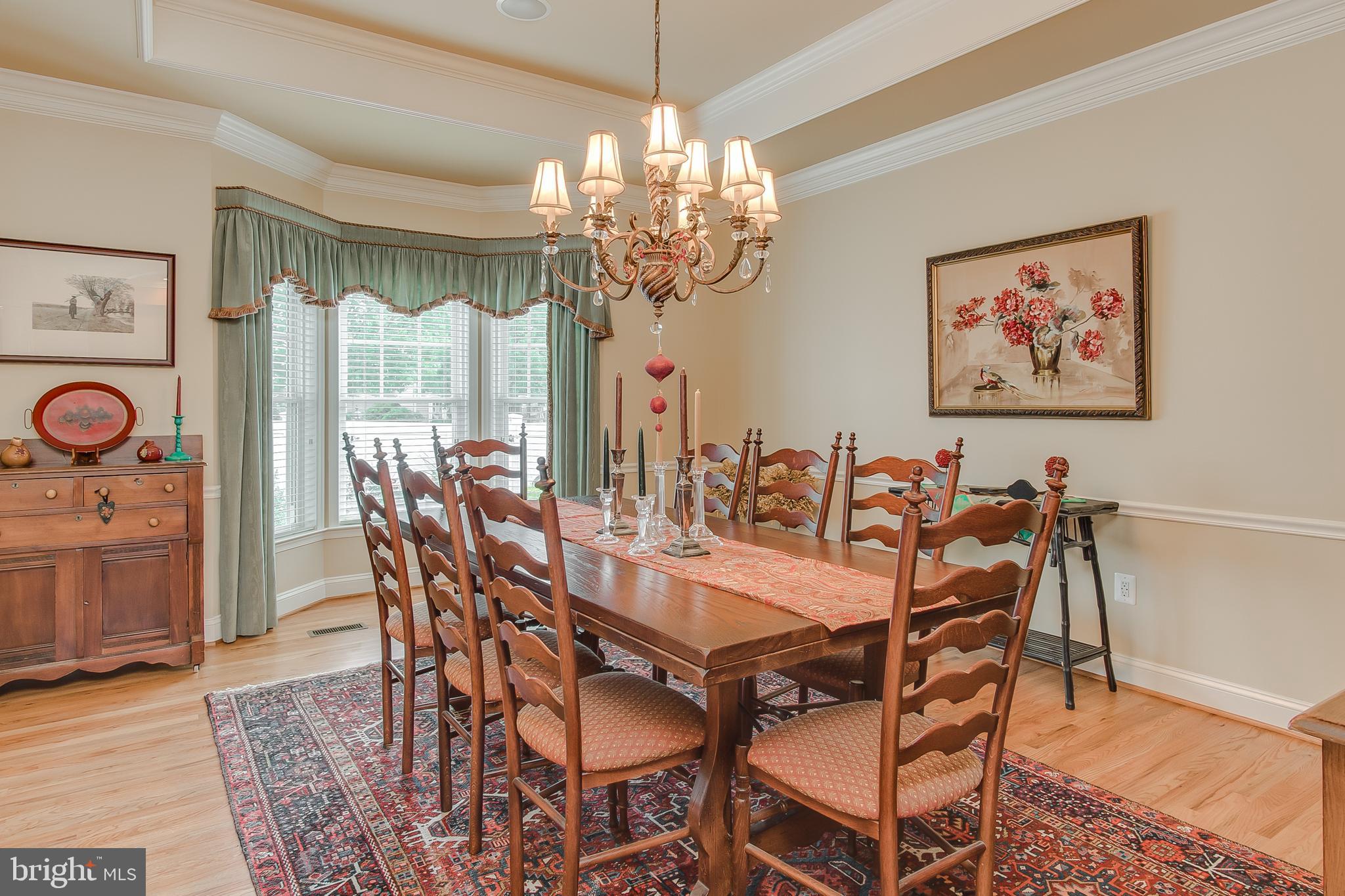 2657 Brook Valley Road Frederick, MD 21701 - Photo 11 of 52 A TRAY CEILING CROWNS THIS FORMAL DINING ROOM