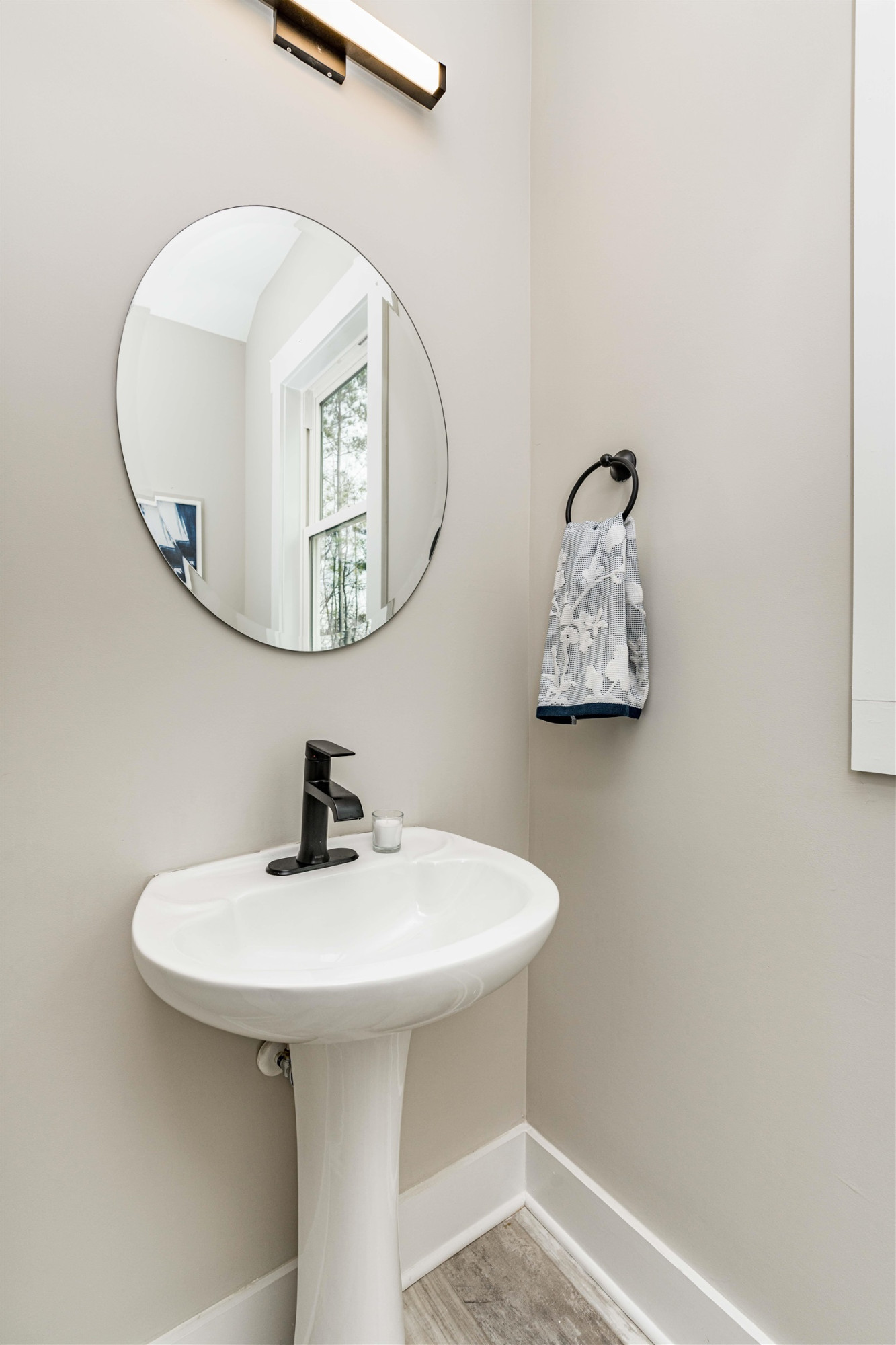 1035 Nano Tech Circle Durham, NC 27704 - Photo 17 of 38 a bathroom with a sink and a mirror
