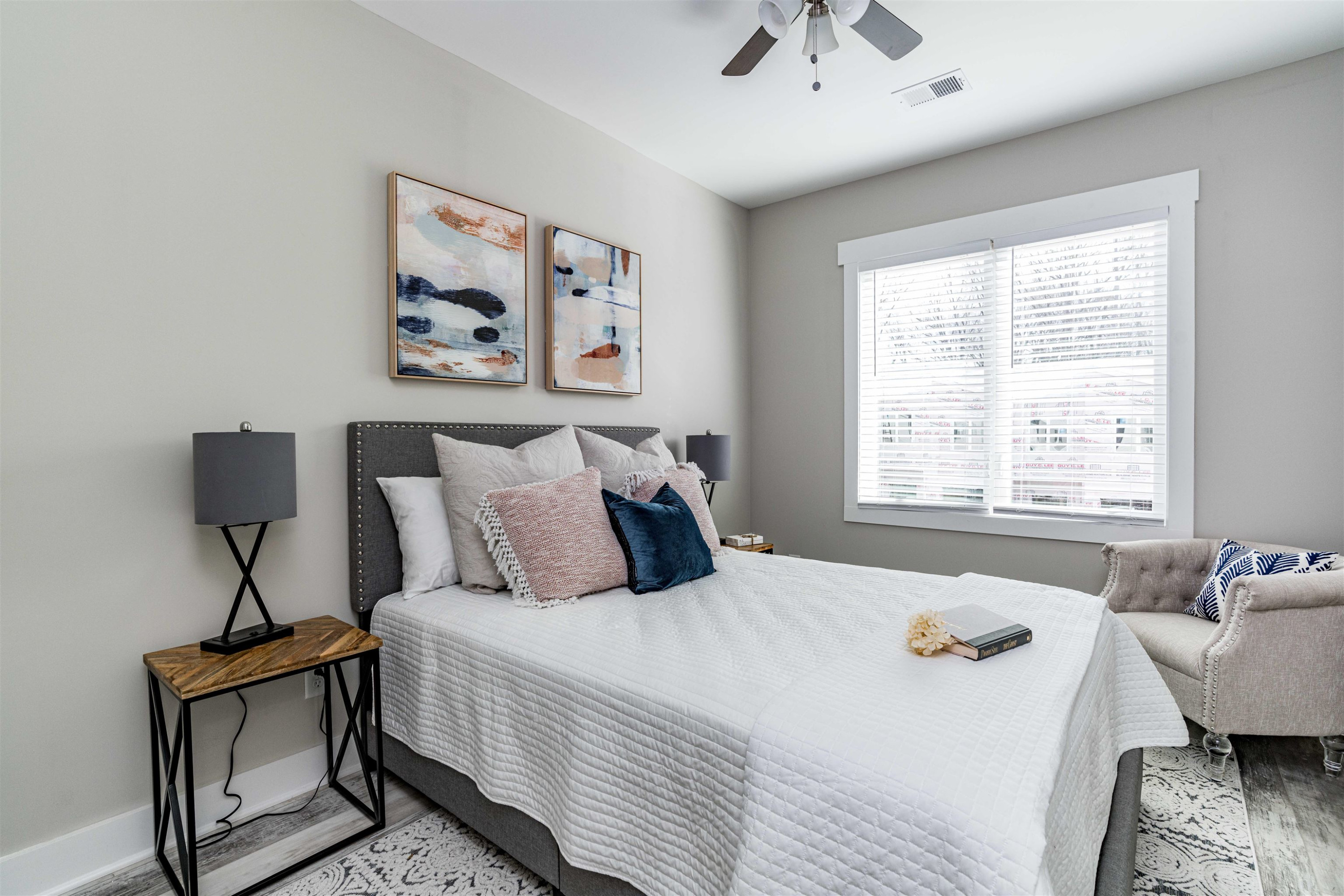 1035 Nano Tech Circle Durham, NC 27704 - Photo 24 of 38 a bedroom with a bed and a couch