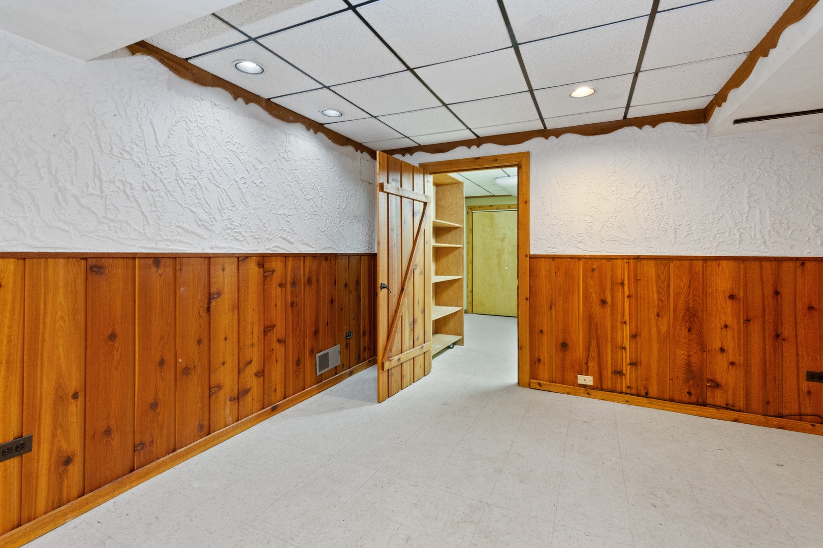 2563 Sheldon Road Grayslake, IL 60046 - Photo 19 of 36 a view of a room with wooden walls