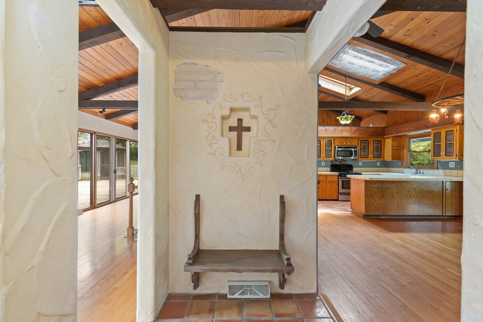 2563 Sheldon Road Grayslake, IL 60046 - Photo 8 of 36 a view of kitchen with granite countertop cabinets and a counter top space