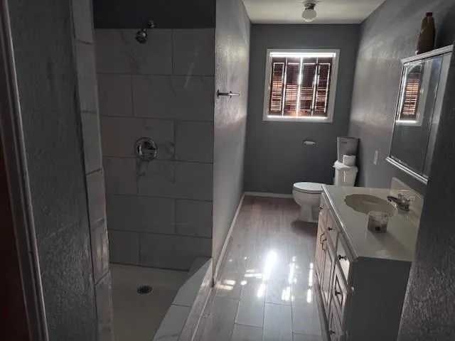 a bathroom with a sink and toilet