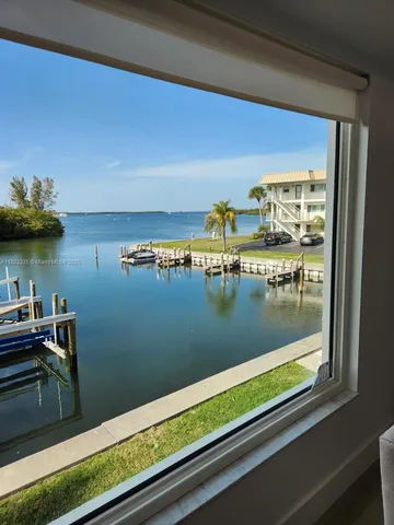 a view of a lake from a balcony