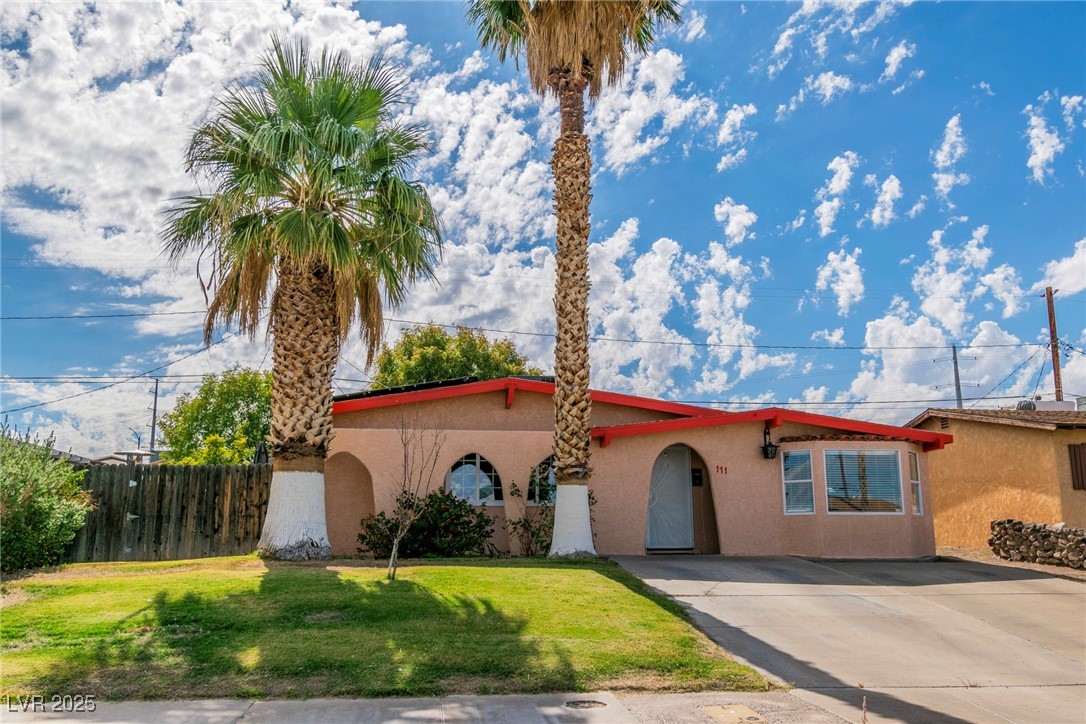 111 Maple Street Henderson, NV 89015 - Photo 1 of 37 Mediterranean / spanish-style house with stucco siding and concrete driveway