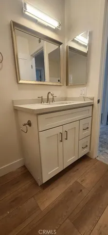 wooden floor in a gallery