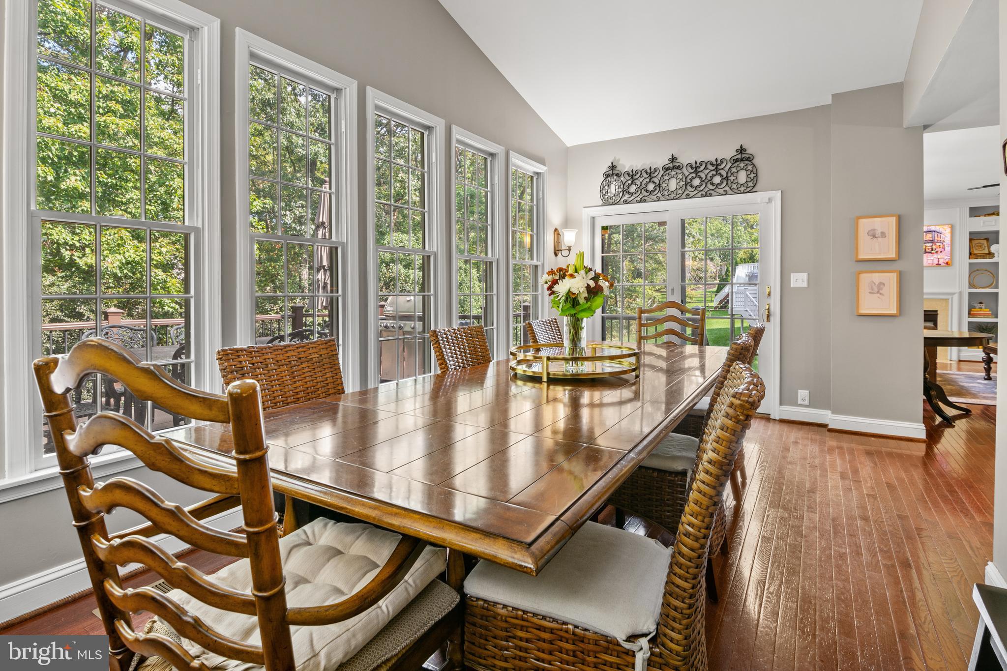 8504 Summershade Drive Odenton, MD 21113 - Photo 34 of 92 a dining room with furniture and wooden floor