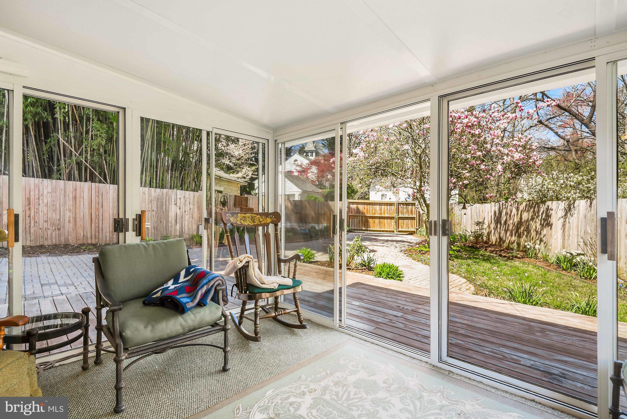 2108 Carterdale Road Baltimore, MD 21209 - Photo 20 of 22 3 seasons room overlooking the beautiful gardens