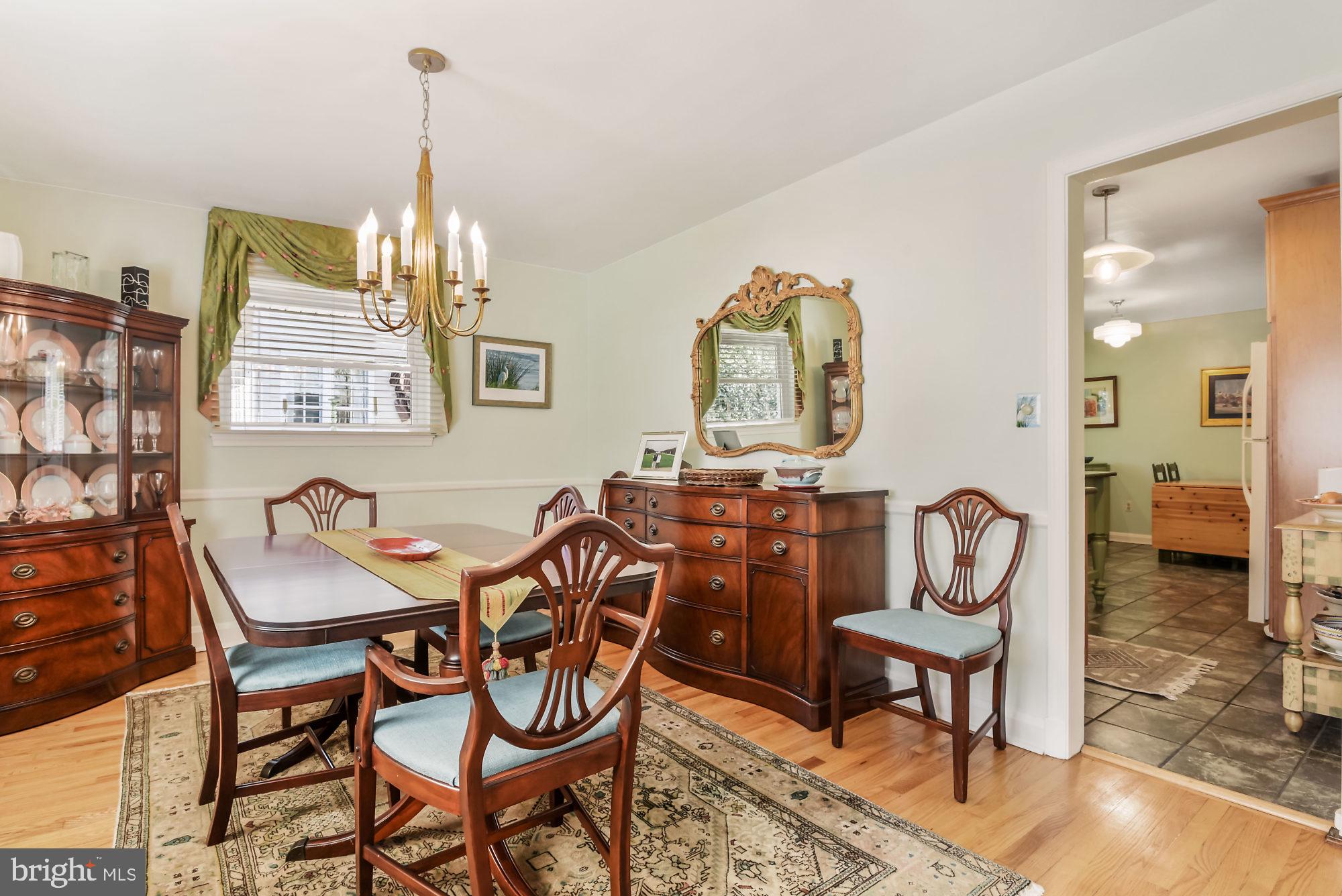 2108 Carterdale Road Baltimore, MD 21209 - Photo 6 of 22 Dining room leading to the kitchen