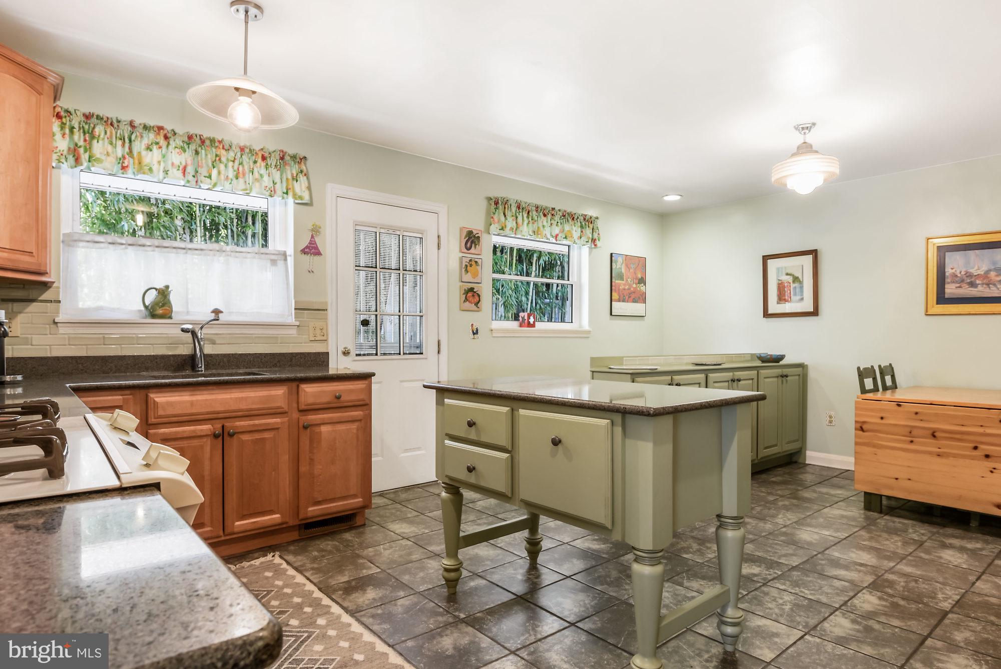 2108 Carterdale Road Baltimore, MD 21209 - Photo 7 of 22 Spacious kitchen with island and eating area