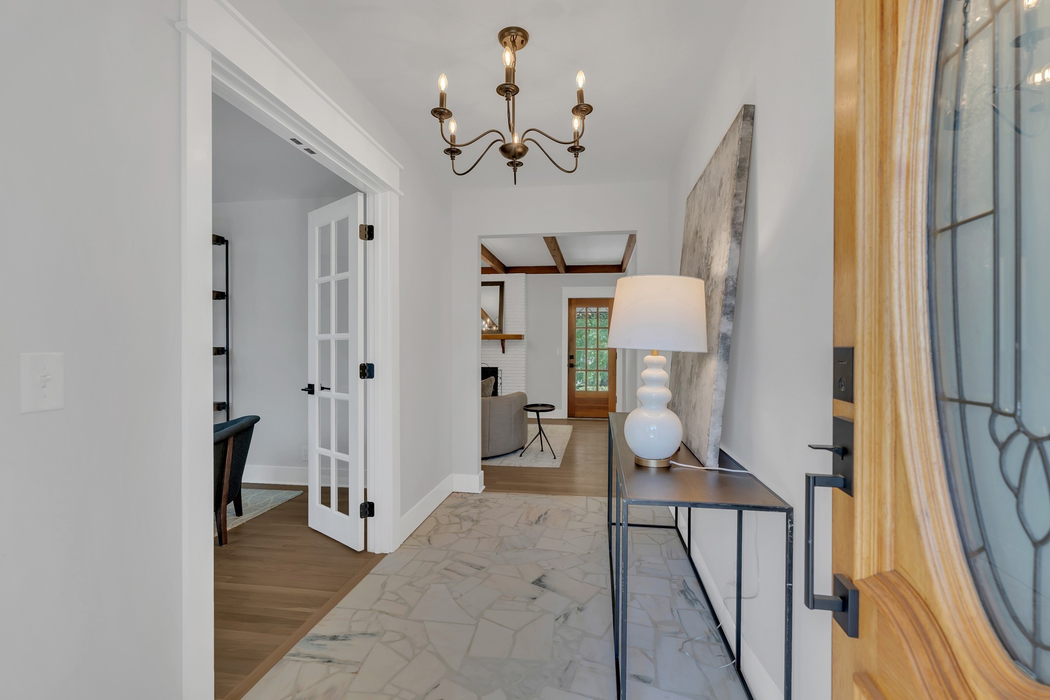 608 Hill Road Nashville, TN 37220 - Photo 11 of 44 a view of a hallway view with staircase
