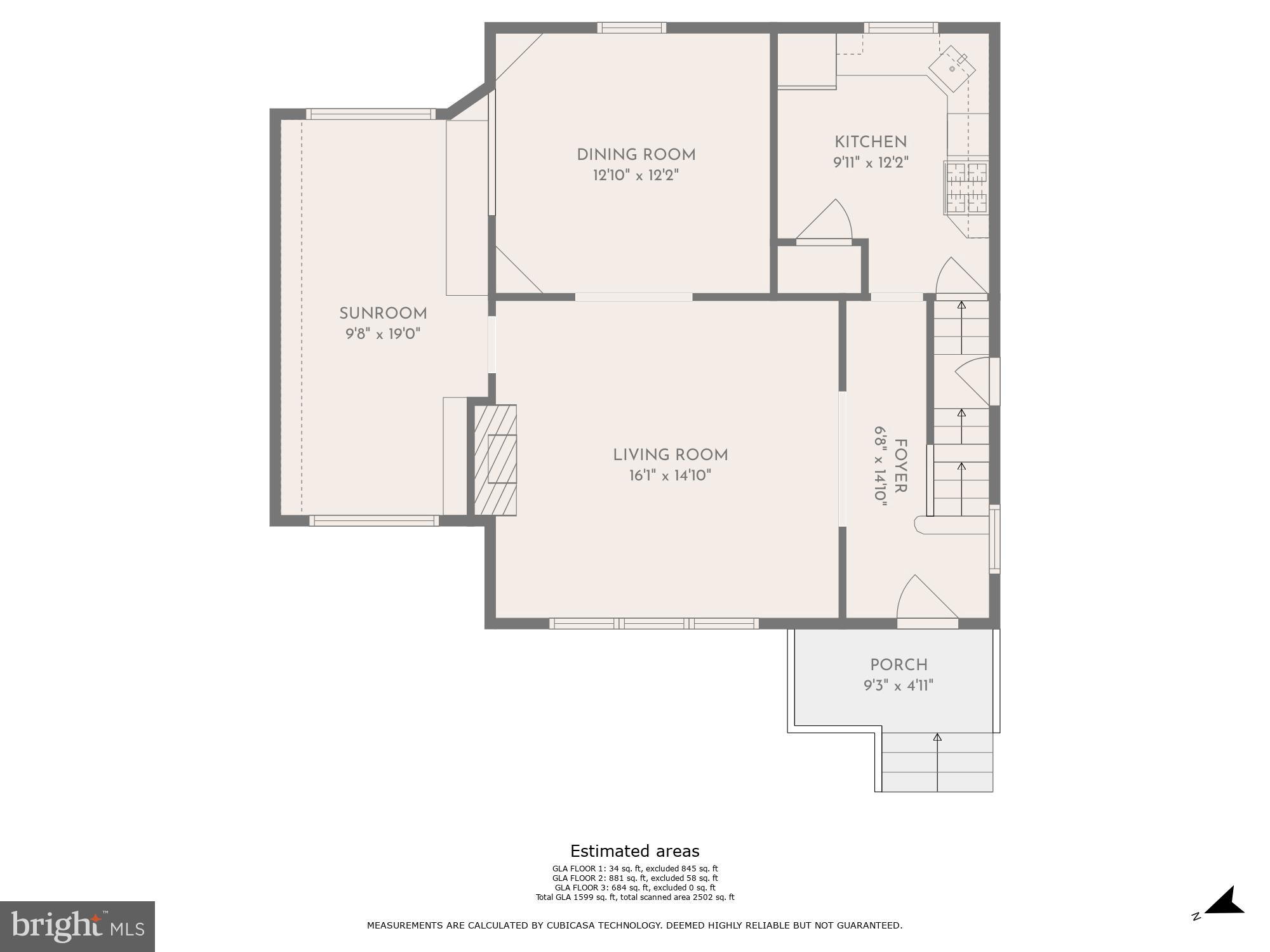 304 Kingston Road Baltimore, MD 21229 - Photo 35 of 38 Floor Plan: Main Level