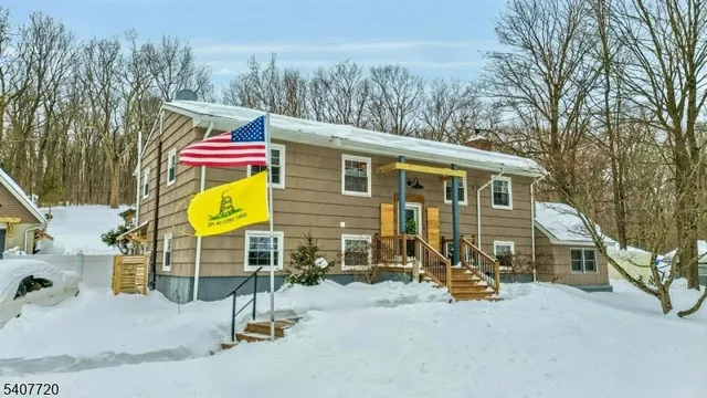 a view of a house with a patio