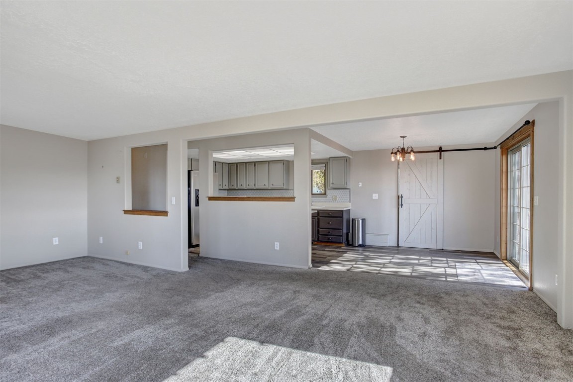 255 Park View Drive Fairplay, CO 80440 - Photo 14 of 37 upper level living room looking towards kitchen