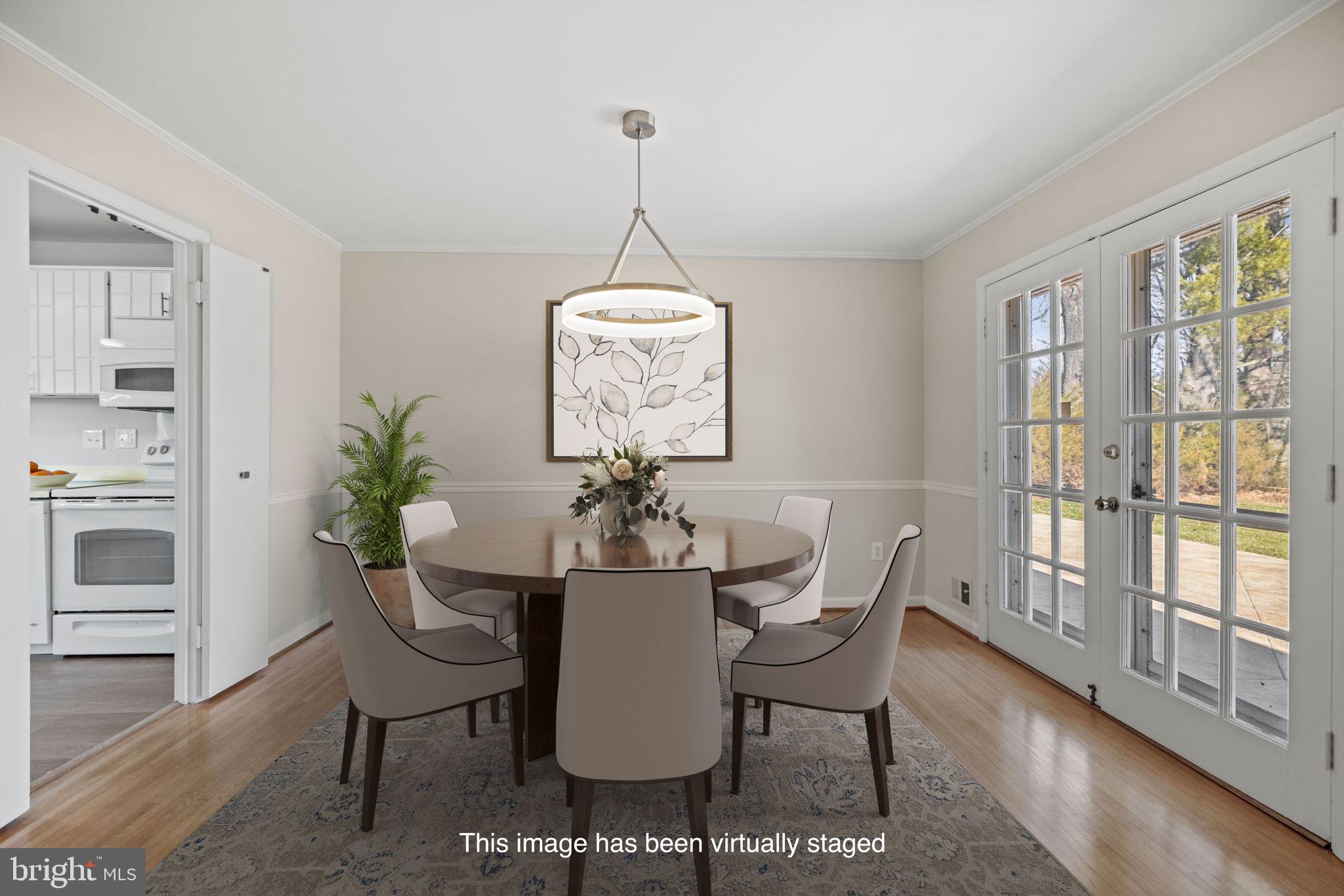 14801 Cobblestone Drive Silver Spring, MD 20905 - Photo 5 of 29 Dining Room with access to rear patio