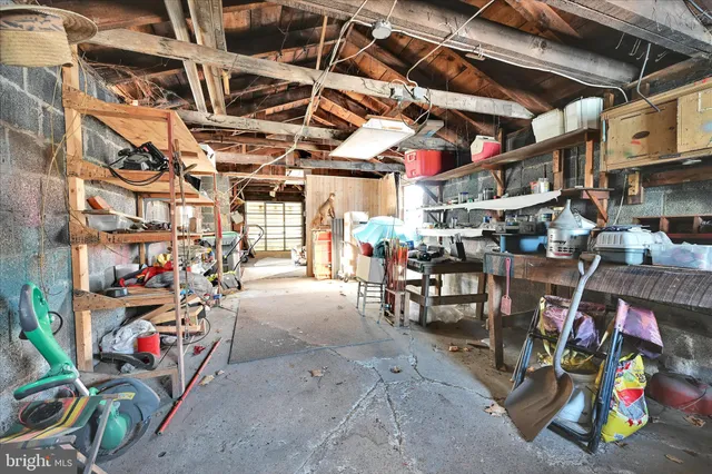 a view of storage and utility room