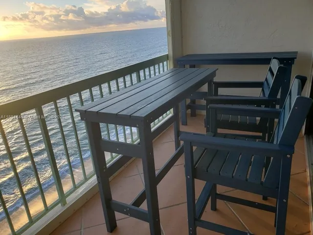 a view of an ocean beach