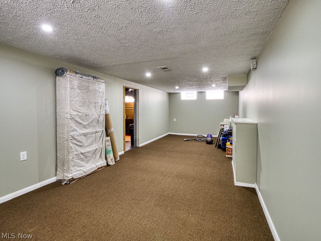 3844 Severn Road Cleveland Heights, OH 44118 - Photo 29 of 35 Downstairs rec room new carpet, freshly painted walls.