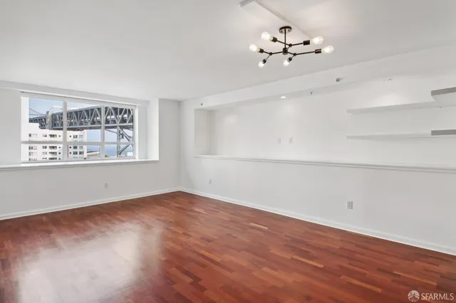wooden floor in an empty room