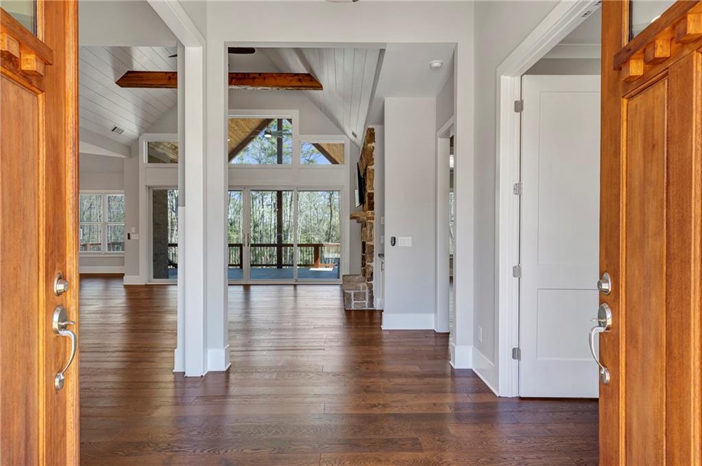 254 Fortress Way Jefferson, GA 30549 - Photo 13 of 69 a view of interior space with wooden floor and windows