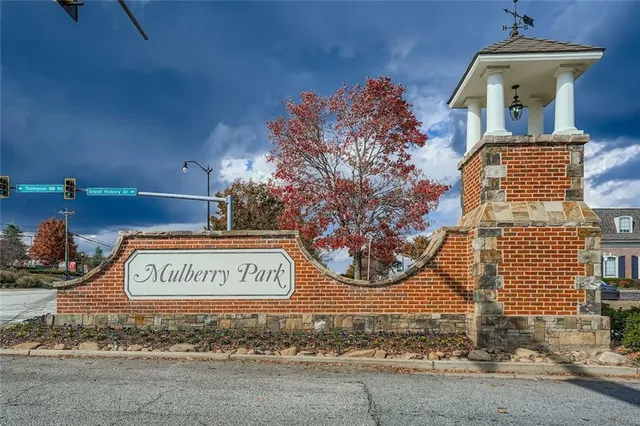 a sign on the side of a building