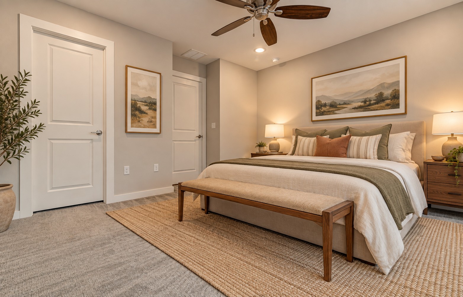 1904 Bunche Road, Unit B Austin, TX 78721 - Photo 12 of 29 *Virtually staged* Spacious primary bedroom with room for a king-size bed.