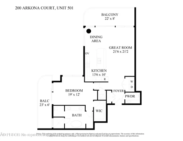 $19,000 | 200 Arkona Court, Unit 501, West Palm Beach, FL 33401