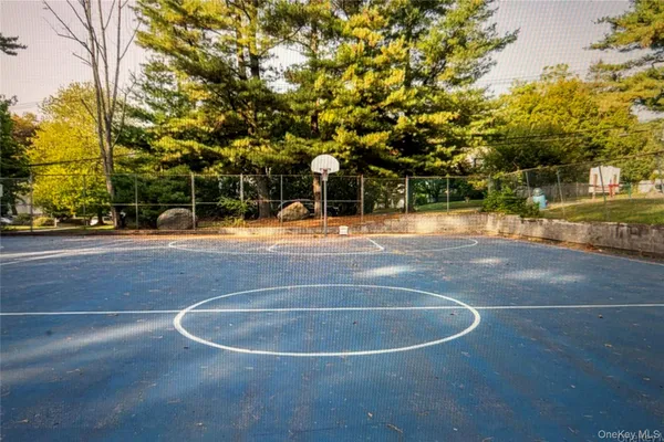 a view of a basketball court