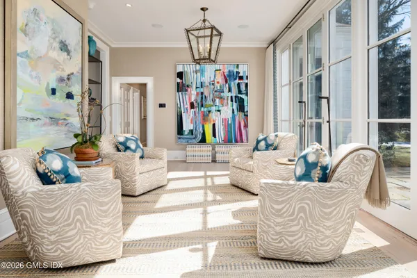 a view of a kitchen from the hallway