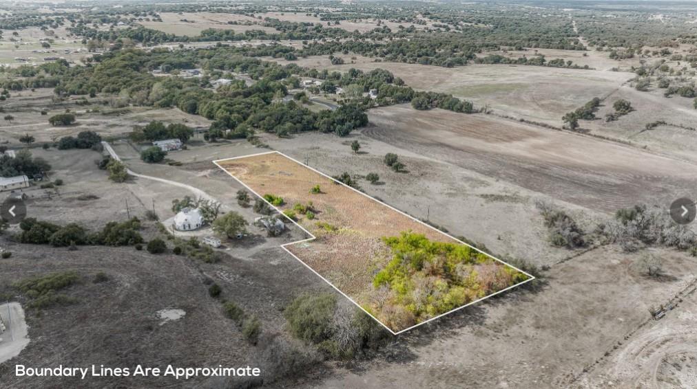 314 Windy Hill Lane Springtown, TX 76082 - Photo 7 of 15 Aerial view of sparsely populated area featuring property parcel outlined