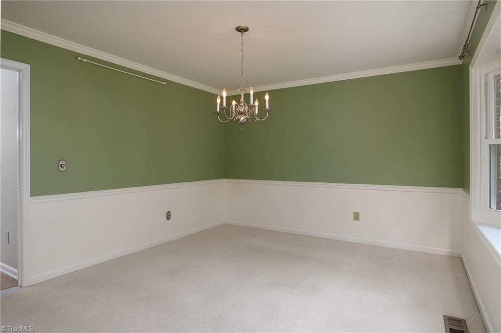 5200 Candlewick Road Greensboro, NC 27455 - Photo 13 of 33 Dining Room - Popcorn ceilings have just been removed