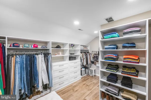 a room with storage and utility