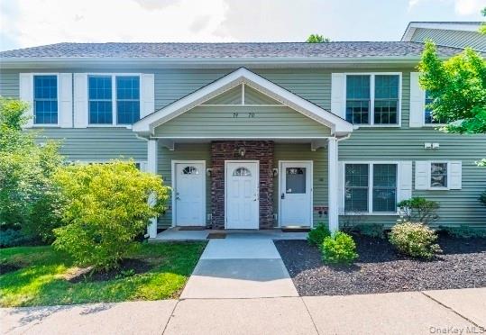View of front facade with covered porch