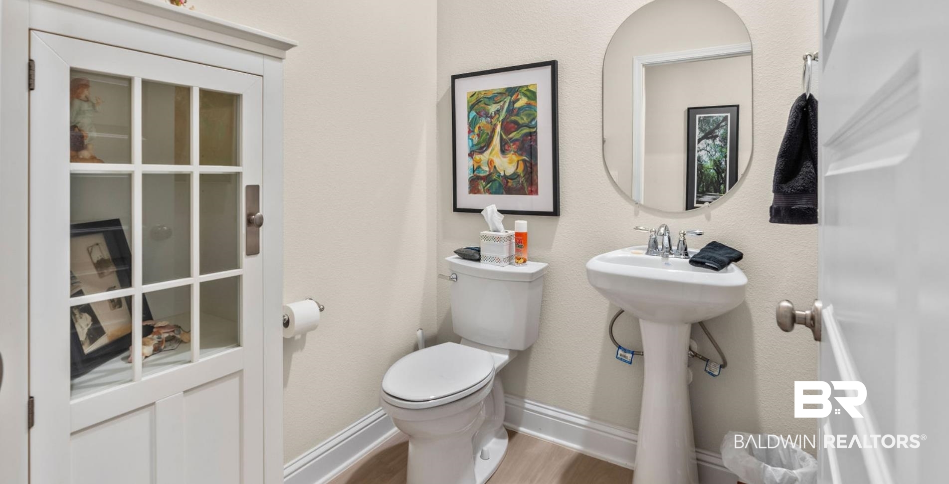 8841 Calverton Street Foley, AL 36535 - Photo 20 of 51 Bathroom featuring hardwood / wood-style floors and toilet