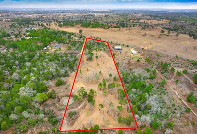 an aerial view of a beach